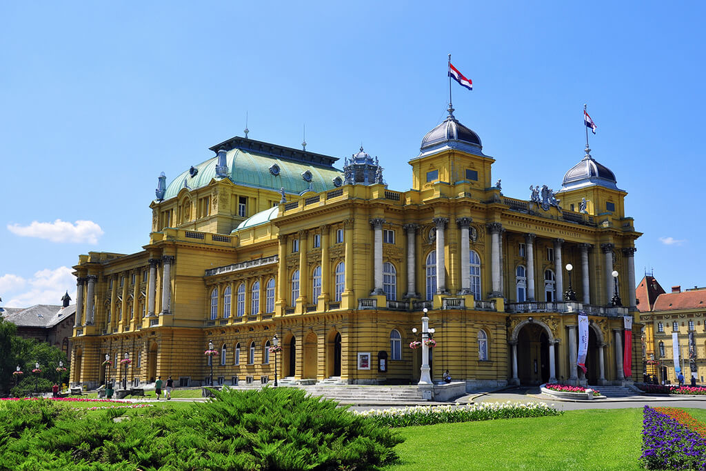 Здание Хорватского национального театра.