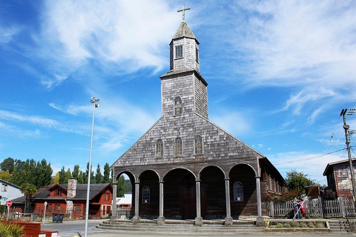 Церкви острова Чилоэ.