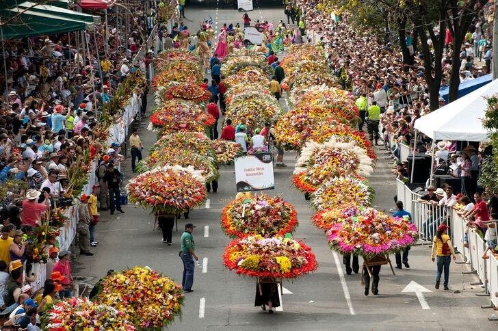Ярмарка цветов в Медельине (Feria de las Flores).