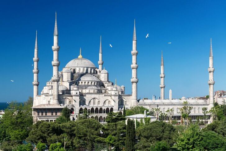 Голубая Мечеть в Стамбуле.