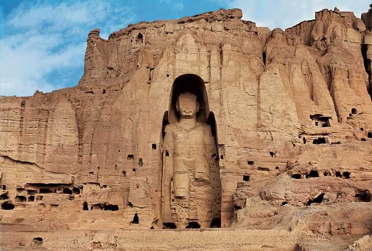 Бамианские статуи Будды.