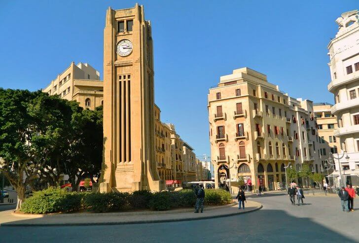 Площадь звезды в Бейруте.