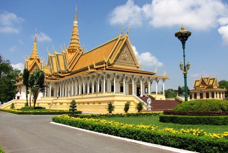 Королевский дворец Камбоджи.