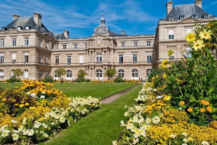 Люксембургский сад и дворец.