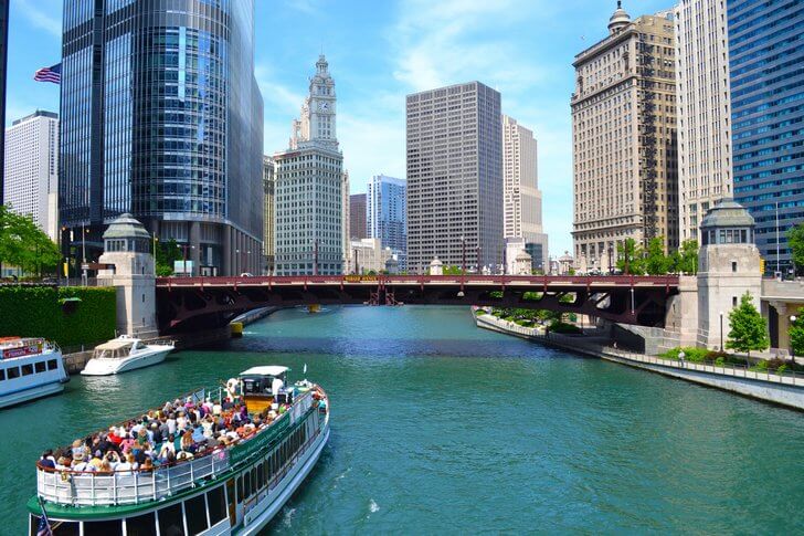 Река Чикаго.