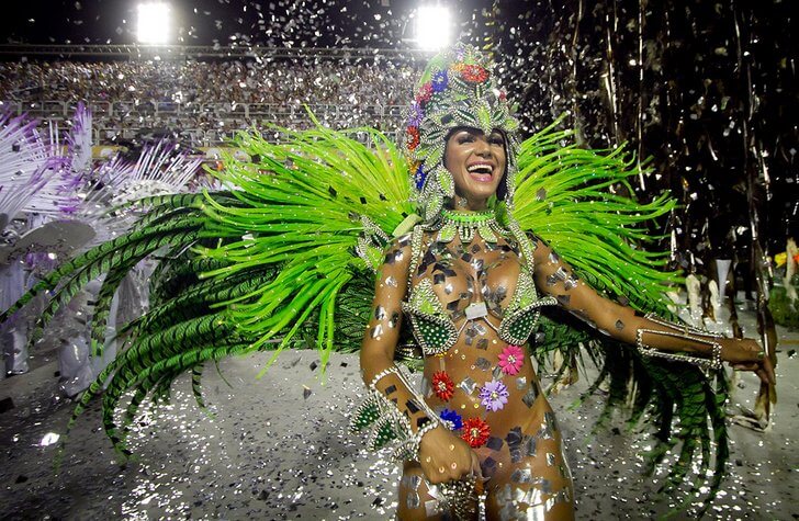 Карнавал в Рио-де-Жанейро.