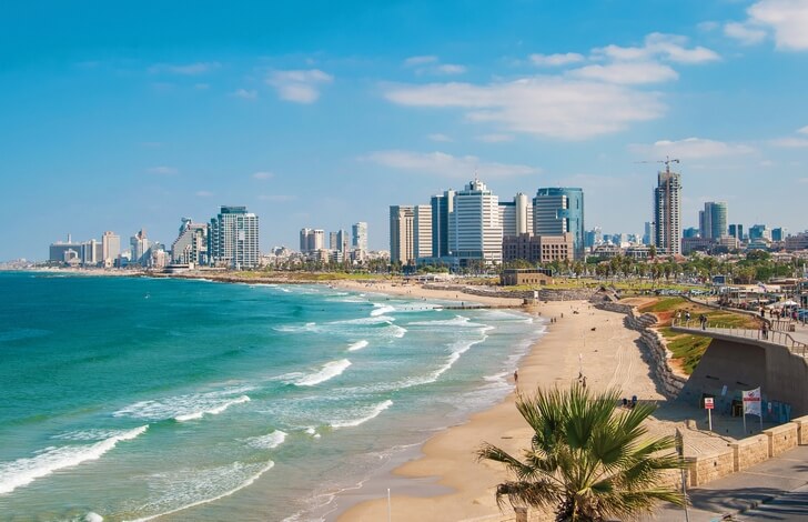 Пляжи Тель-Авива.