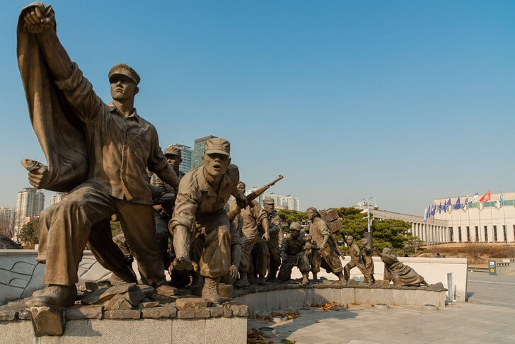 Военный мемориал Республики Корея.