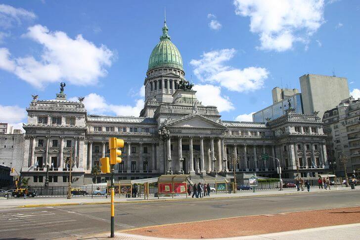 Дворец Национального конгресса Аргентины.