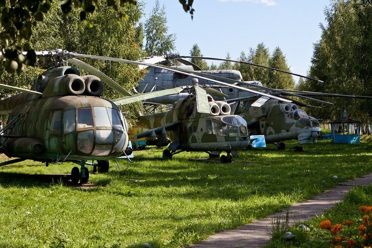 Музей вертолетов.