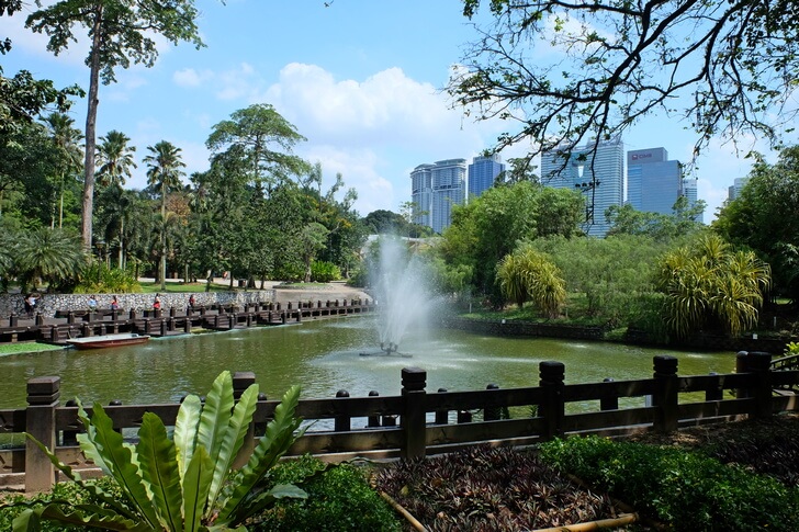 Ботанический сад Куала-Лумпура.
