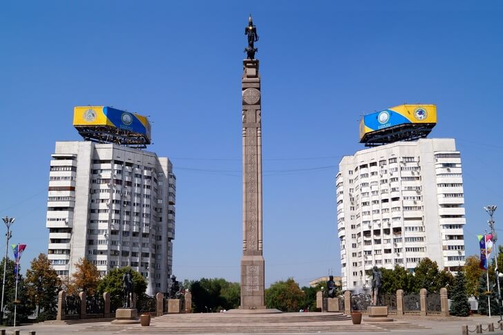 Монумент независимости Казахстана.