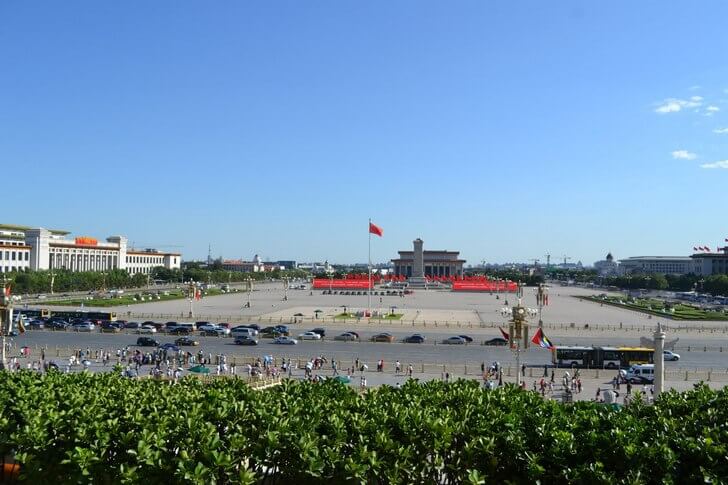 Площадь Тяньаньмэнь.