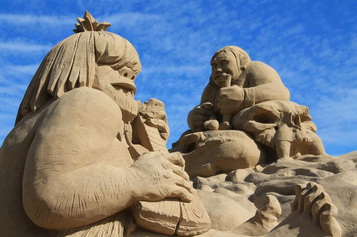 Фестиваль песчаных скульптур.