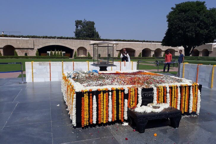 Мемориал Махатмы Ганди.