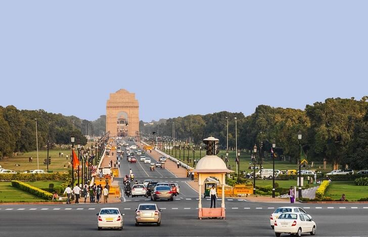 Ворота Индии и Раджпатх.