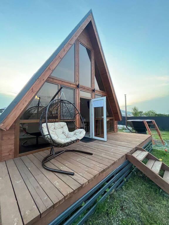 А-фрейм с сибирским чаном.