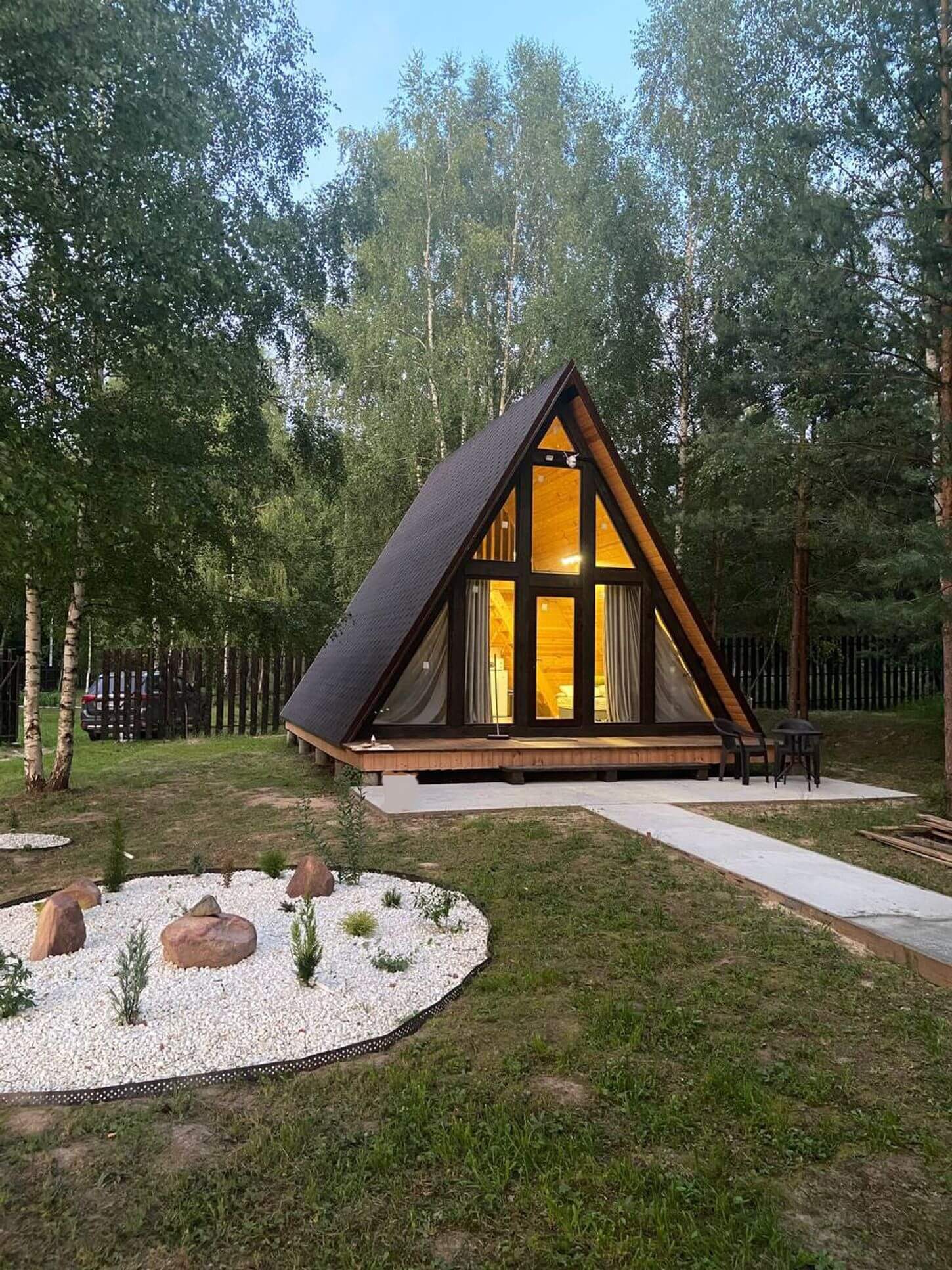 А-фрейм в Залебихе.