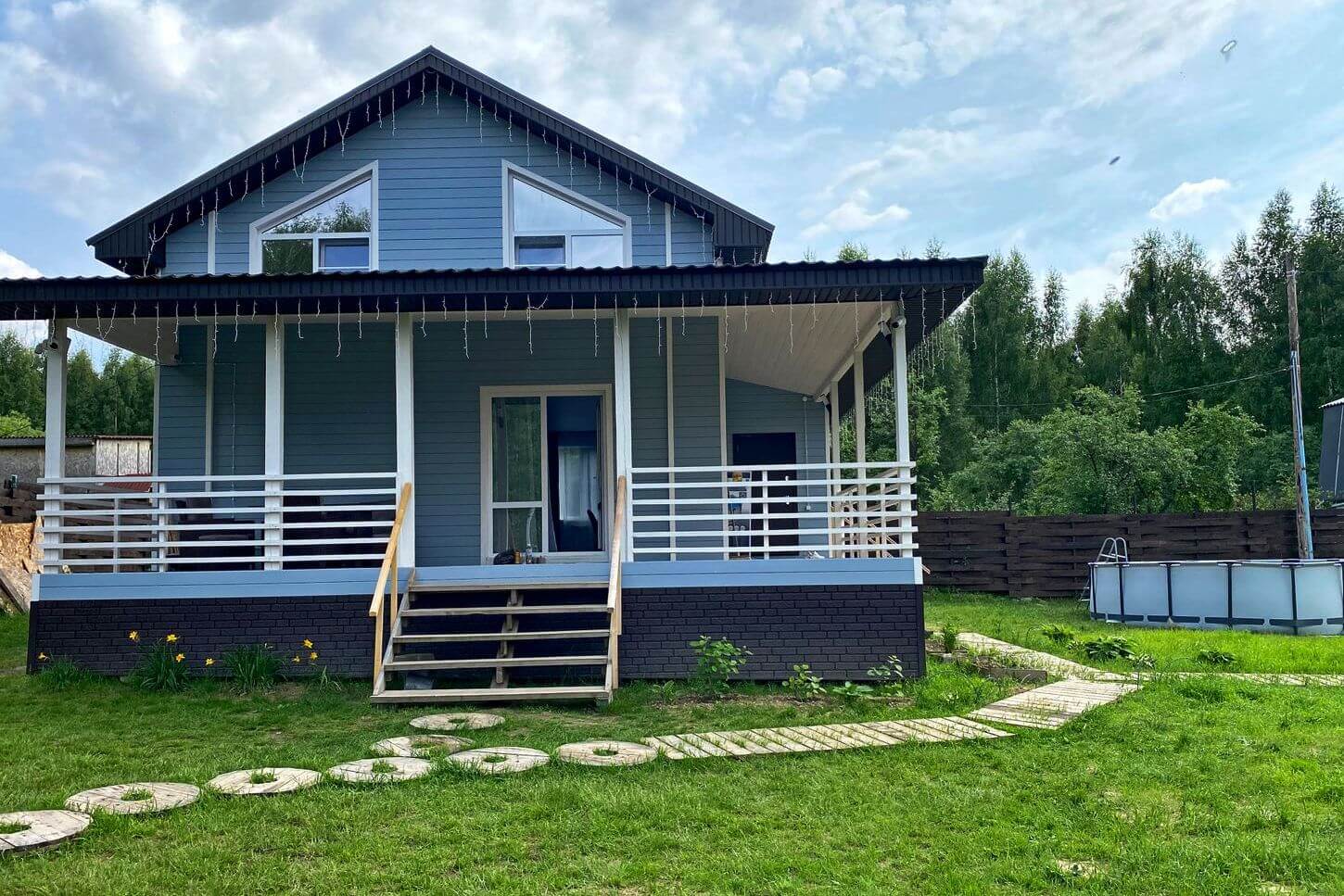 Дом с чаном, сауной и бассейном.