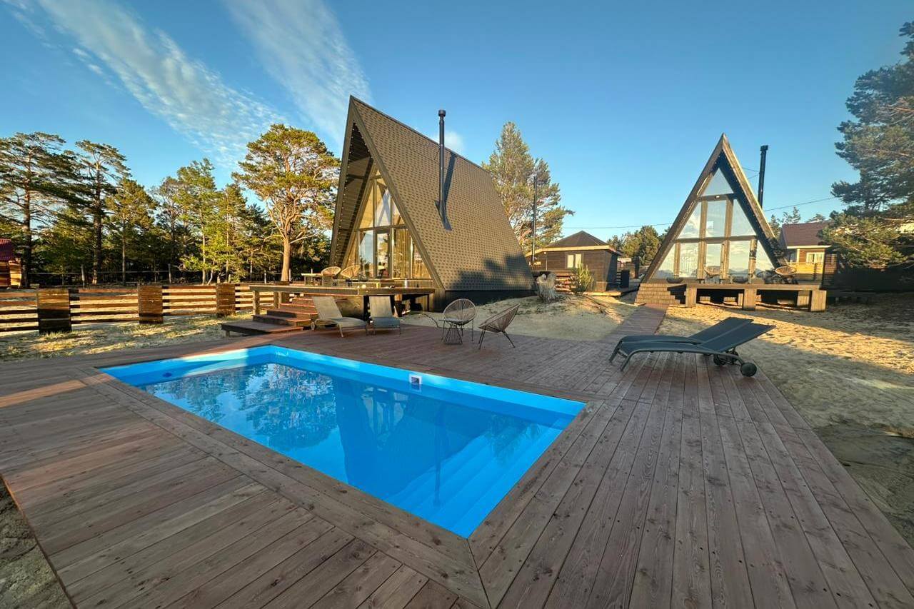 Хото А-фрейм.